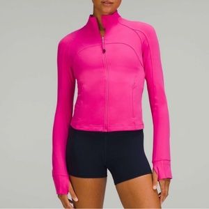 Lululemon Nulu Cropped Define Jacket, Sonic Pink